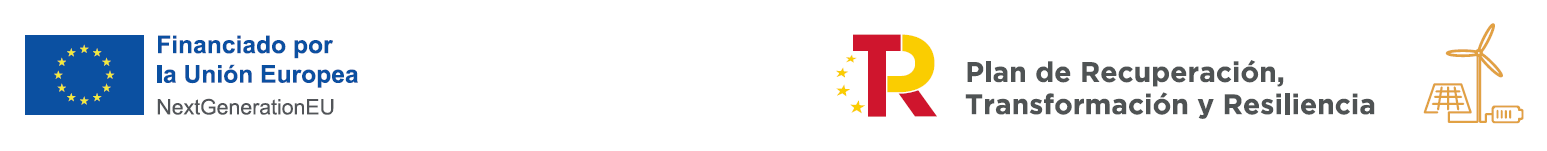 Financiado por la Unión Europea NextGenerationEU - Plan de Recuperación, Transformación y Resiliencia